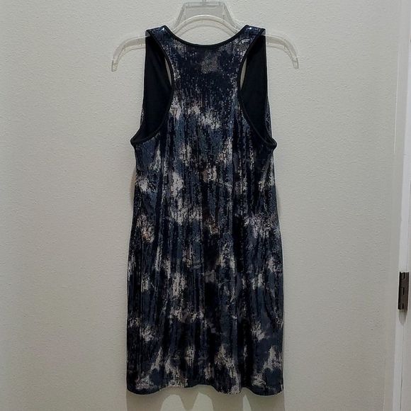 ANDREA BEHAR (Boston Proper) SPARKLING HOLIDAY/PARTY DRESS, Sz 10, Black-Silver - Picture 6 of 13